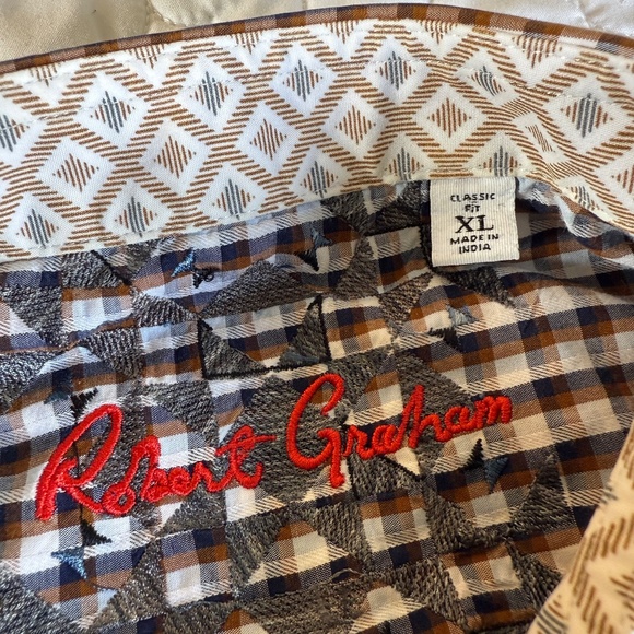Robert Graham Casual Button Down Size XL - Picture 4 of 8